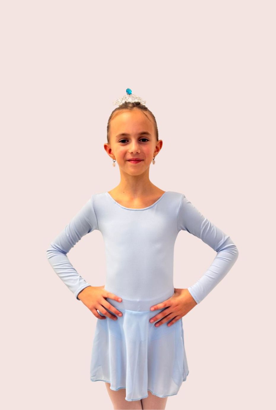 Трико со долги ракави со сукњичка